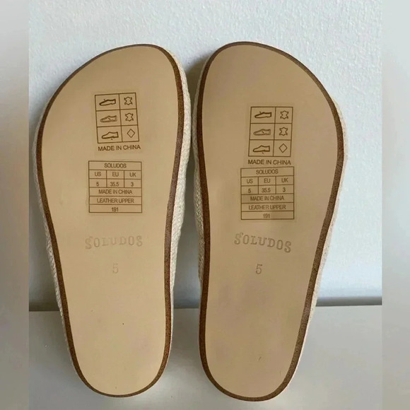 Anthropologie Soludos Knotted Leather Slide - Picture 6 of 7